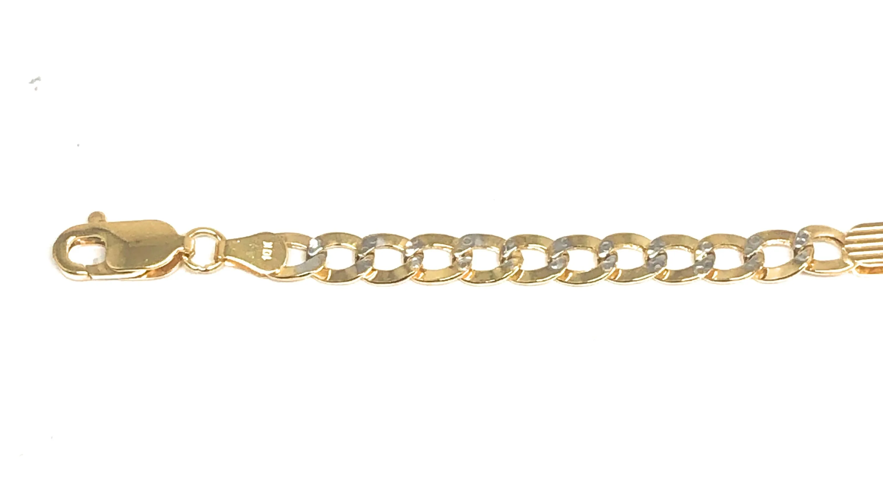 10k Solid Gold ID Cuban Link Bracelet for Kids (6-inch) - Free Engraving Available