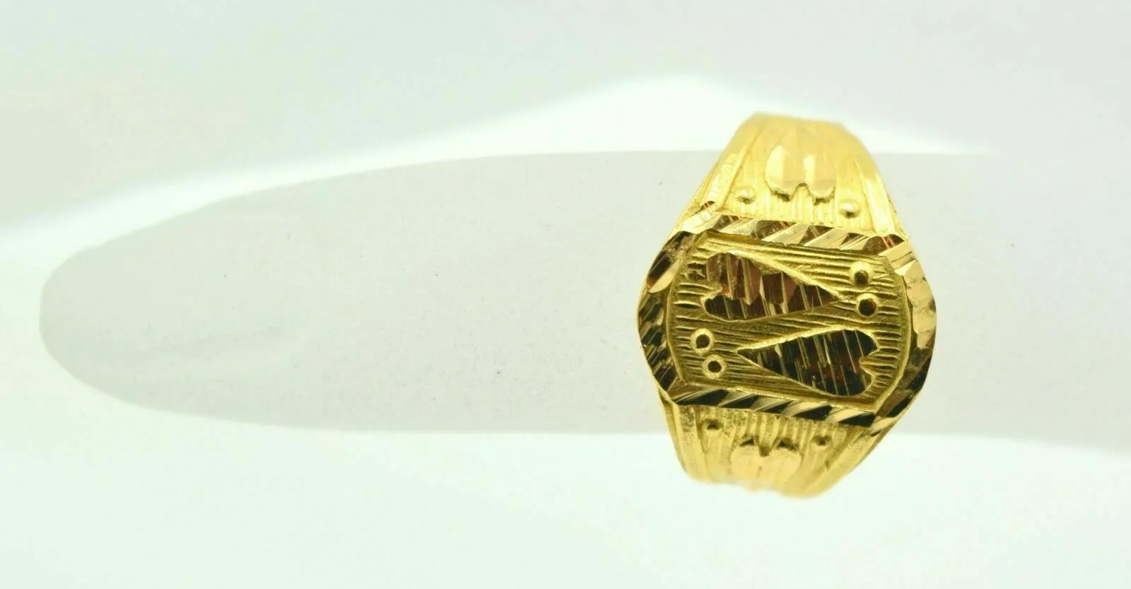 Elegant 22k 22ct Solid Gold Kids Baby Ring