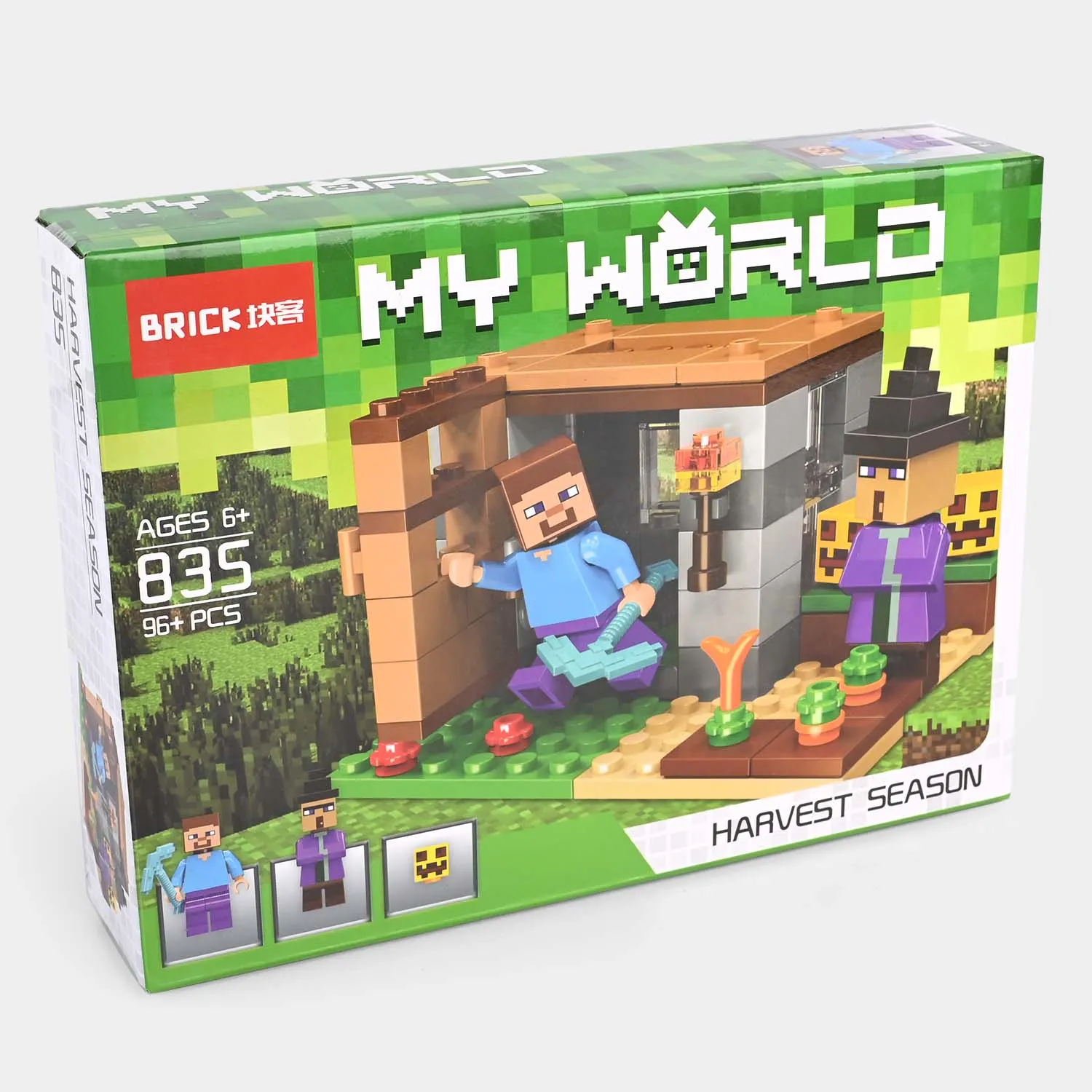 96PCS MINECRAFT Building Blocks Set for Kids