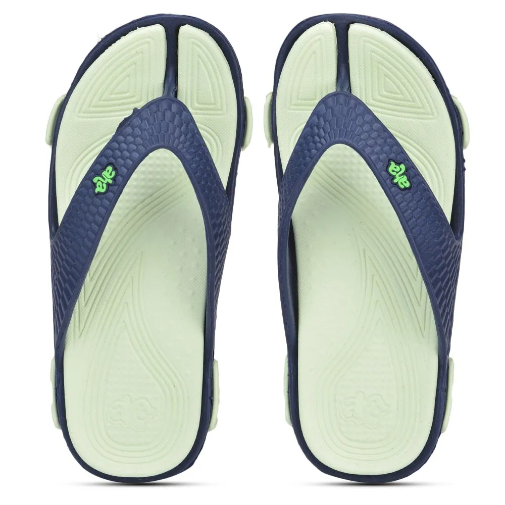 A-HA Casual Royal Blue Flip Flops For Kids SHOKER-K15 By Liberty