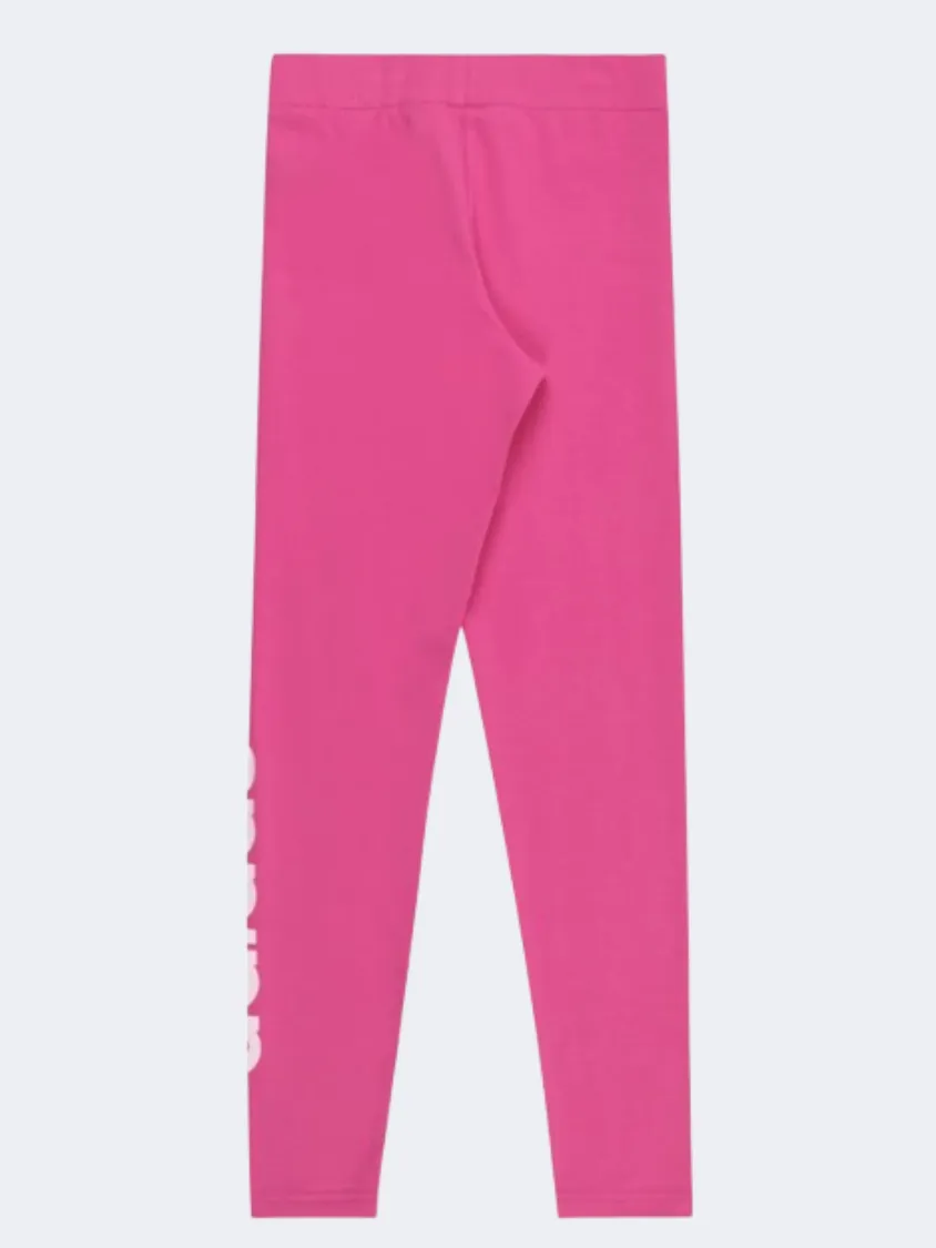 Adidas Essentials Linear Kids Girls Sportswear Tight Fuschia/Pink