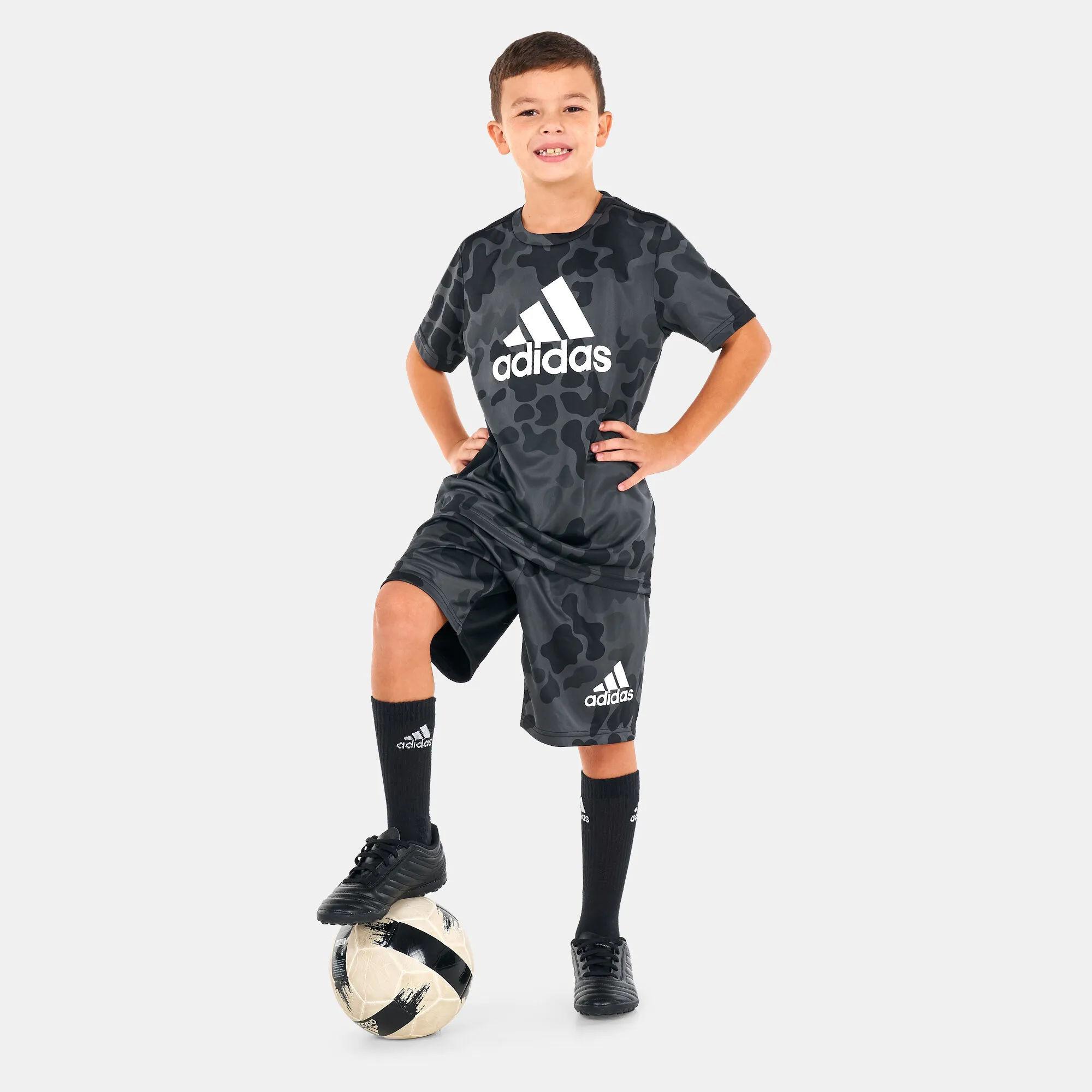 adidas Kids' Designed To Move Camo Training Shorts (Older Kids)