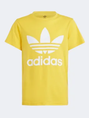 Adidas Trefoil Kids Original T-Shirt Bold Gold/White