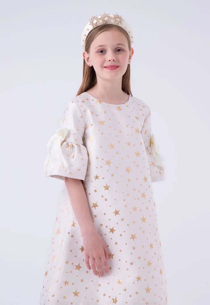 Cute Gold Star Dress