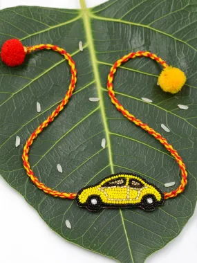 Yellow Car Kids Rakhi