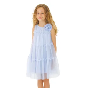 Amaya Kids Girl's Blue Dress