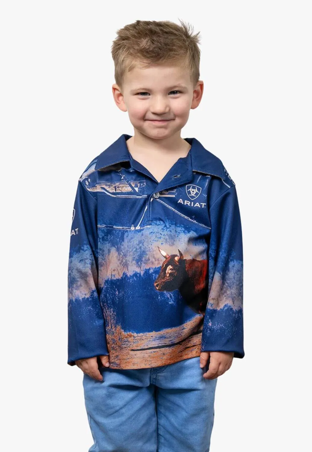 Ariat Kids Bullcatcher Fishing Shirt