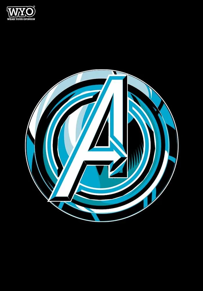 Avenger Logo Glow Sr Kids T-Shirt