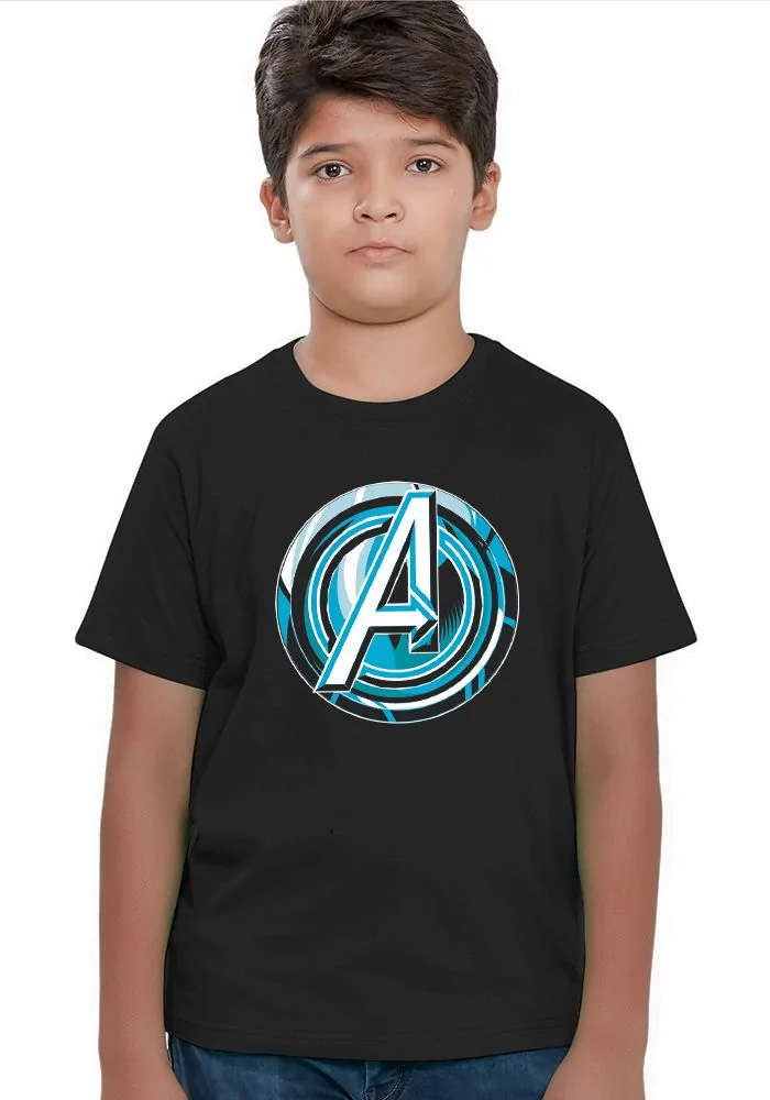 Avenger Logo Glow Sr Kids T-Shirt