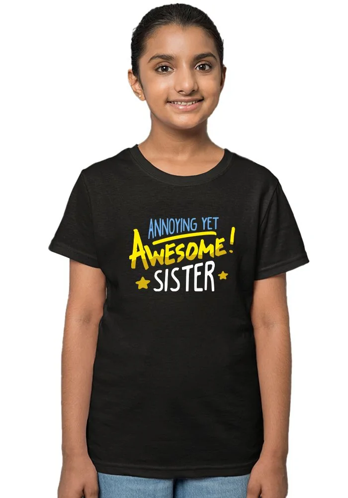 Awesome Sister Sr Kids T-Shirt