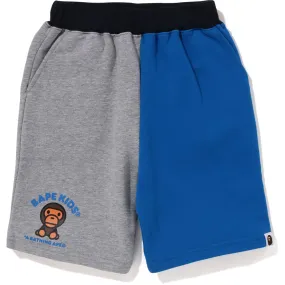 Color Block Sweat Shorts for Kids featuring Baby Milo