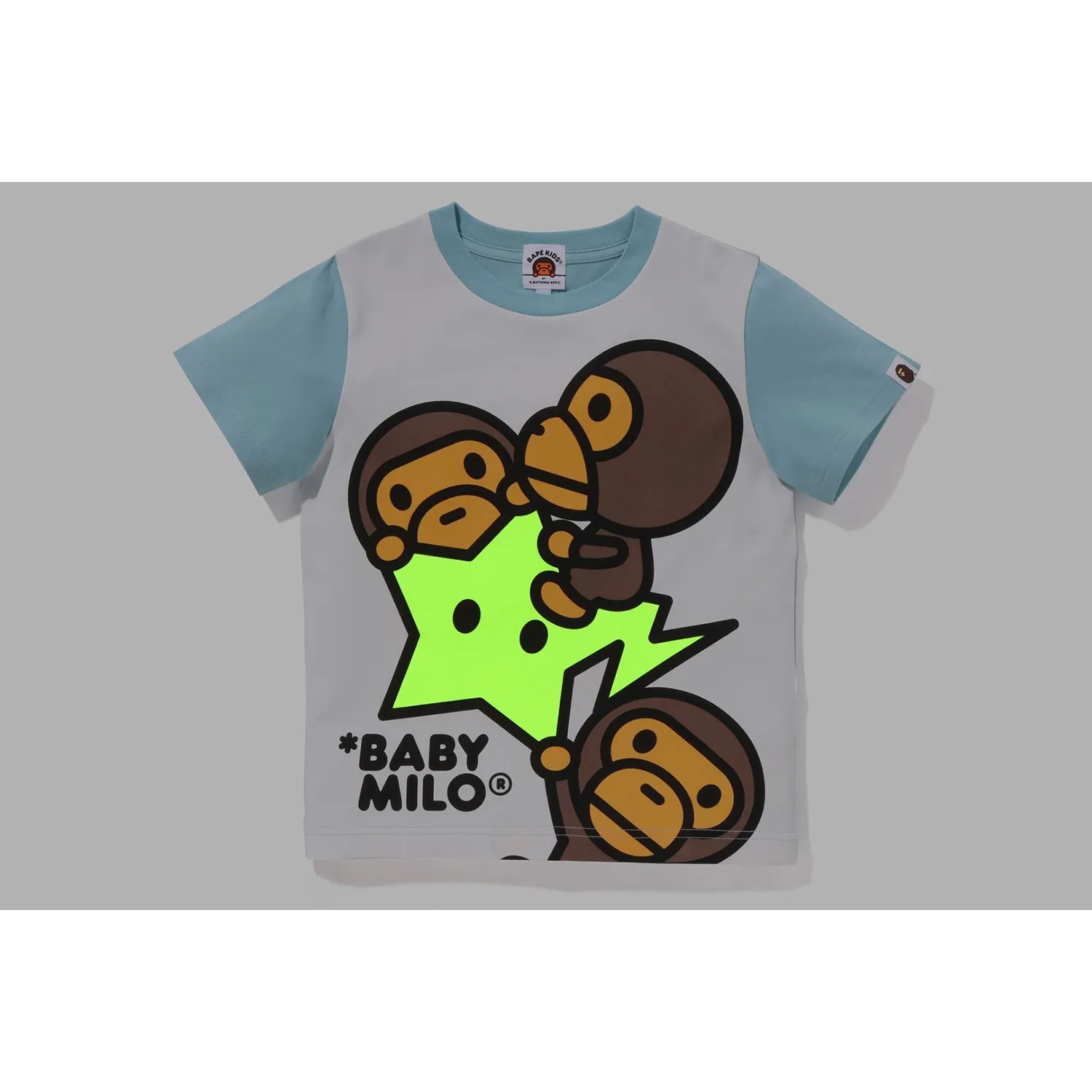 Kids Glow-in-the-Dark Panel Print Tee with Baby Milo Sta