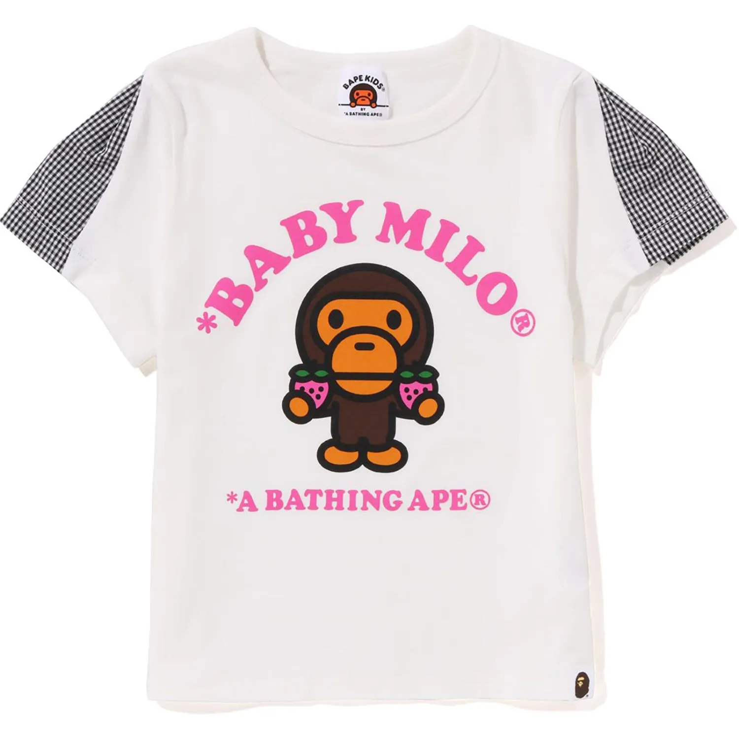 BABY MILO STRAWBERRY FLARE SLEEVE TEE FOR KIDS