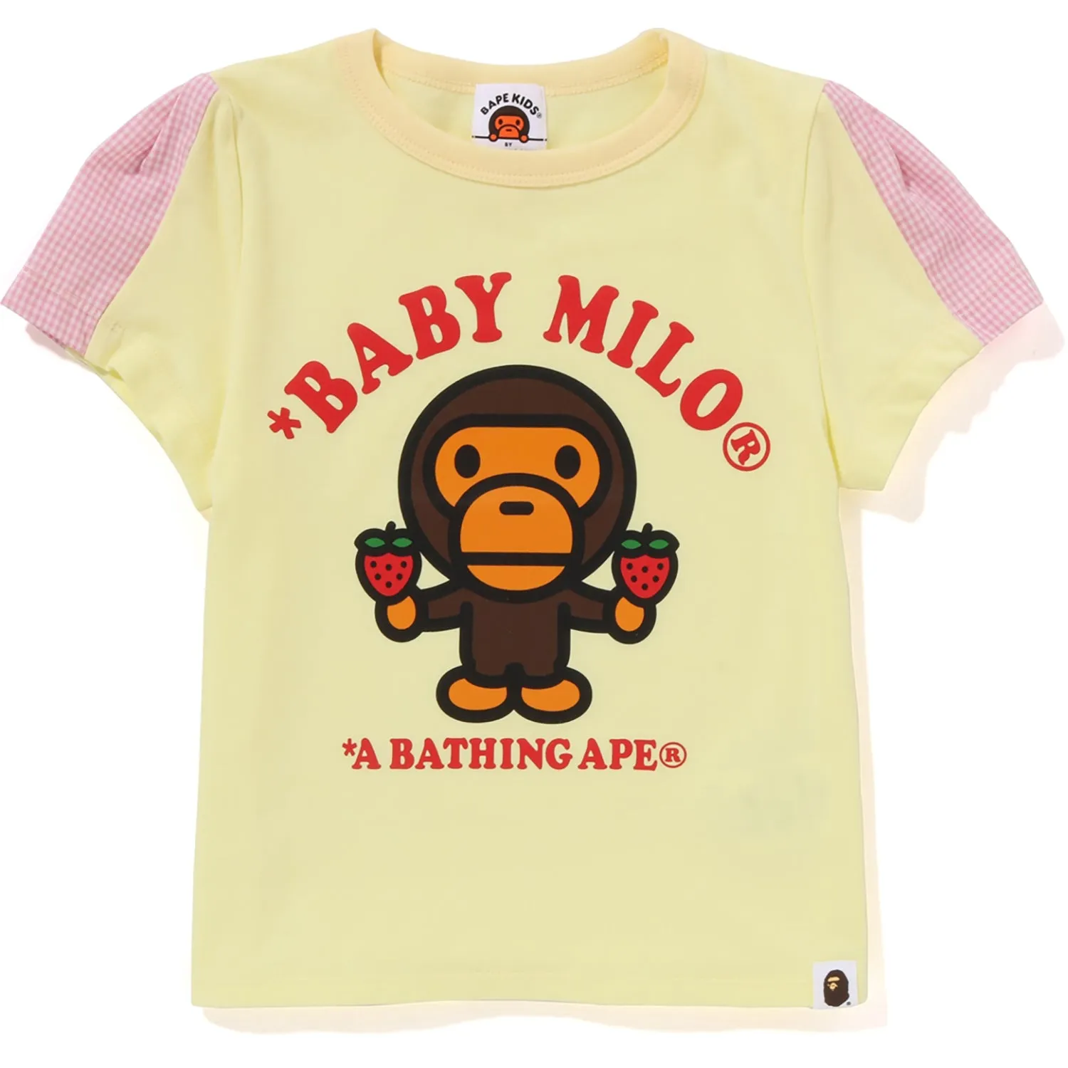 BABY MILO STRAWBERRY FLARE SLEEVE TEE FOR KIDS