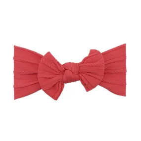 Baby Bow Headband in Punch Color