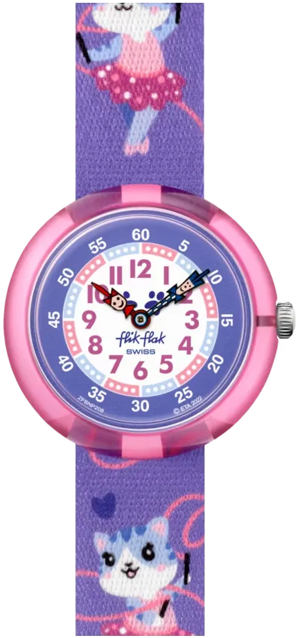 Flik Flak Kids Watch with Ballerina Theme