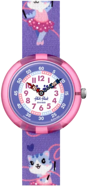 Flik Flak Kids Watch with Ballerina Theme