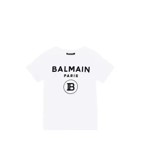 Balmain Kids B Logo Short Sleeve T-Shirt