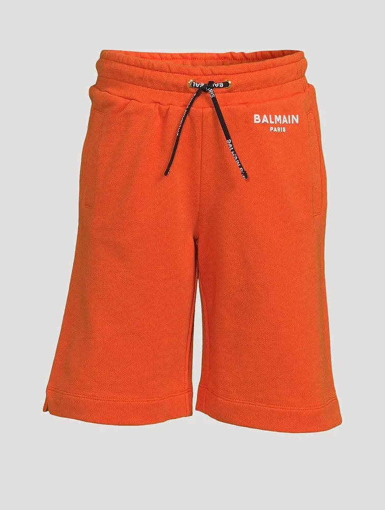 BALMAIN Kids Cotton Bermuda Shorts