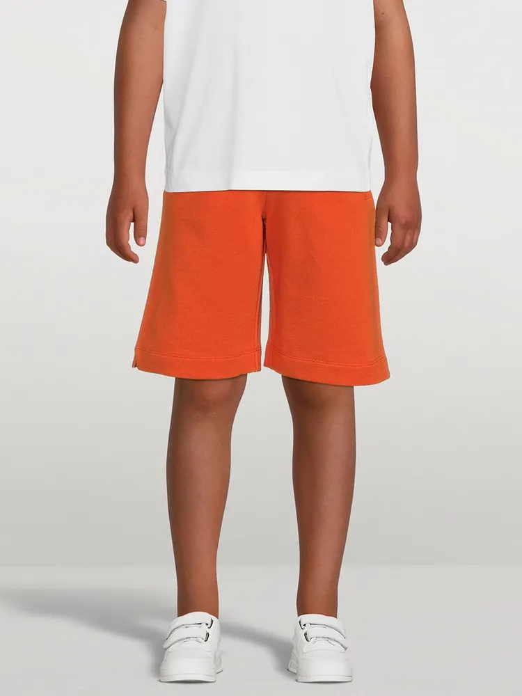 BALMAIN Kids Cotton Bermuda Shorts