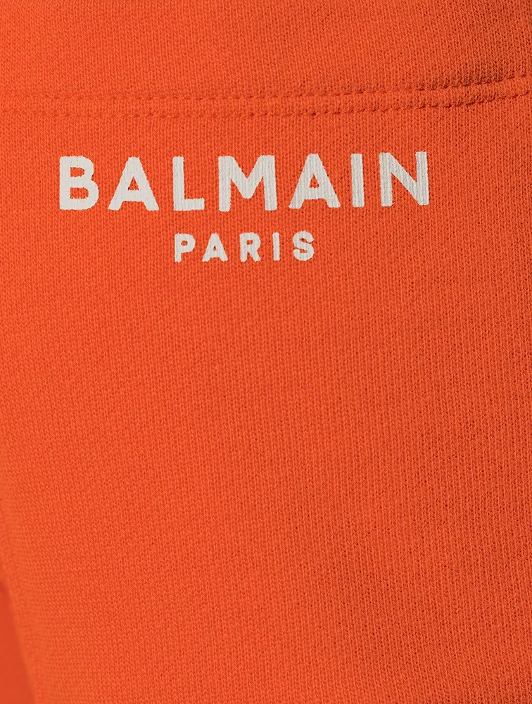 BALMAIN Kids Cotton Bermuda Shorts