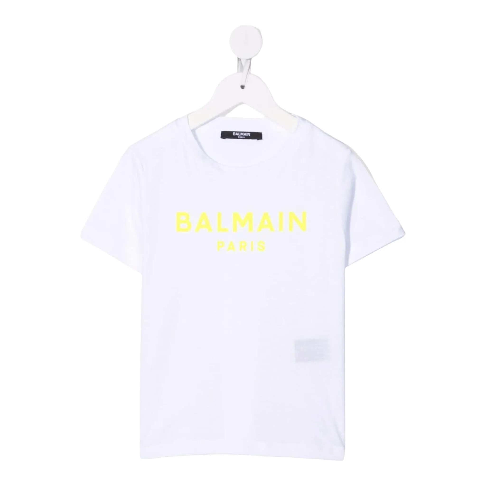 Balmain Kids Flocked Logo T-Shirt