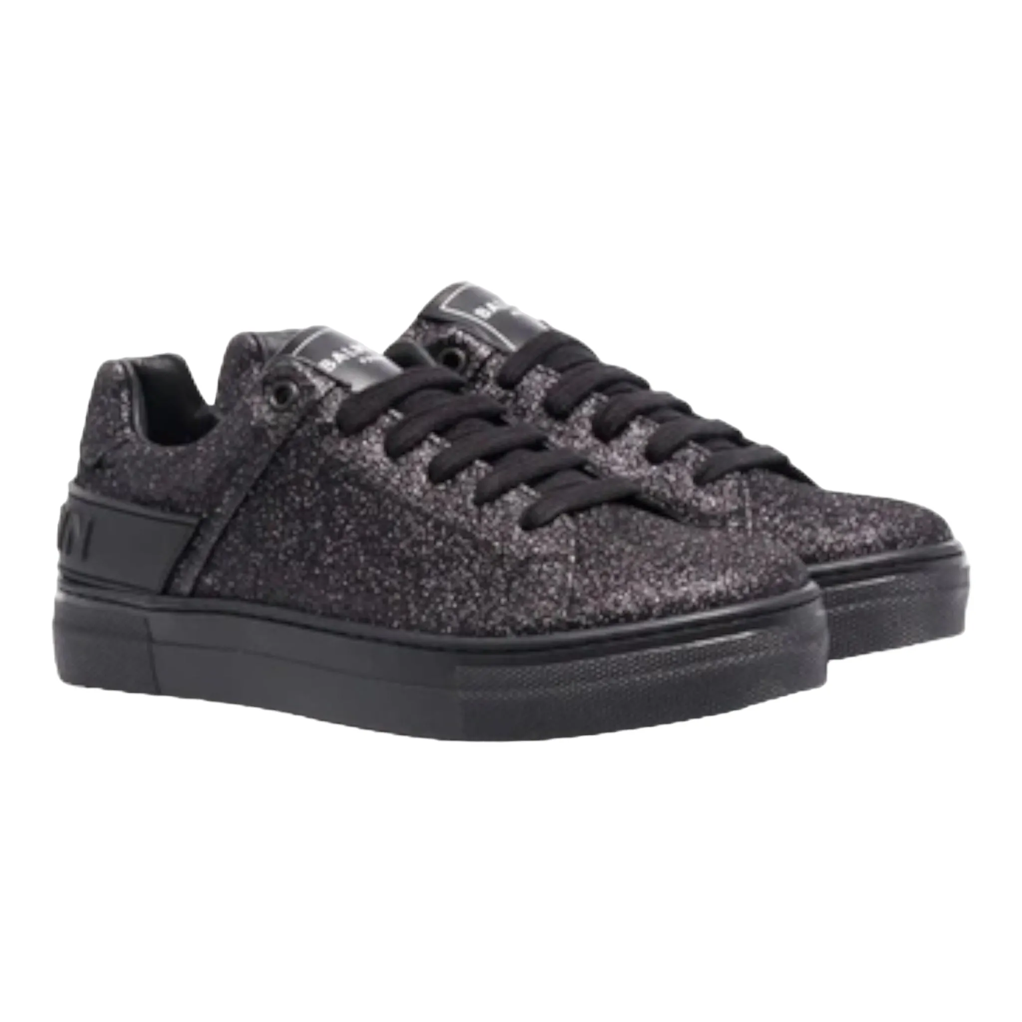 Balmain Kids Glitter Sneakers