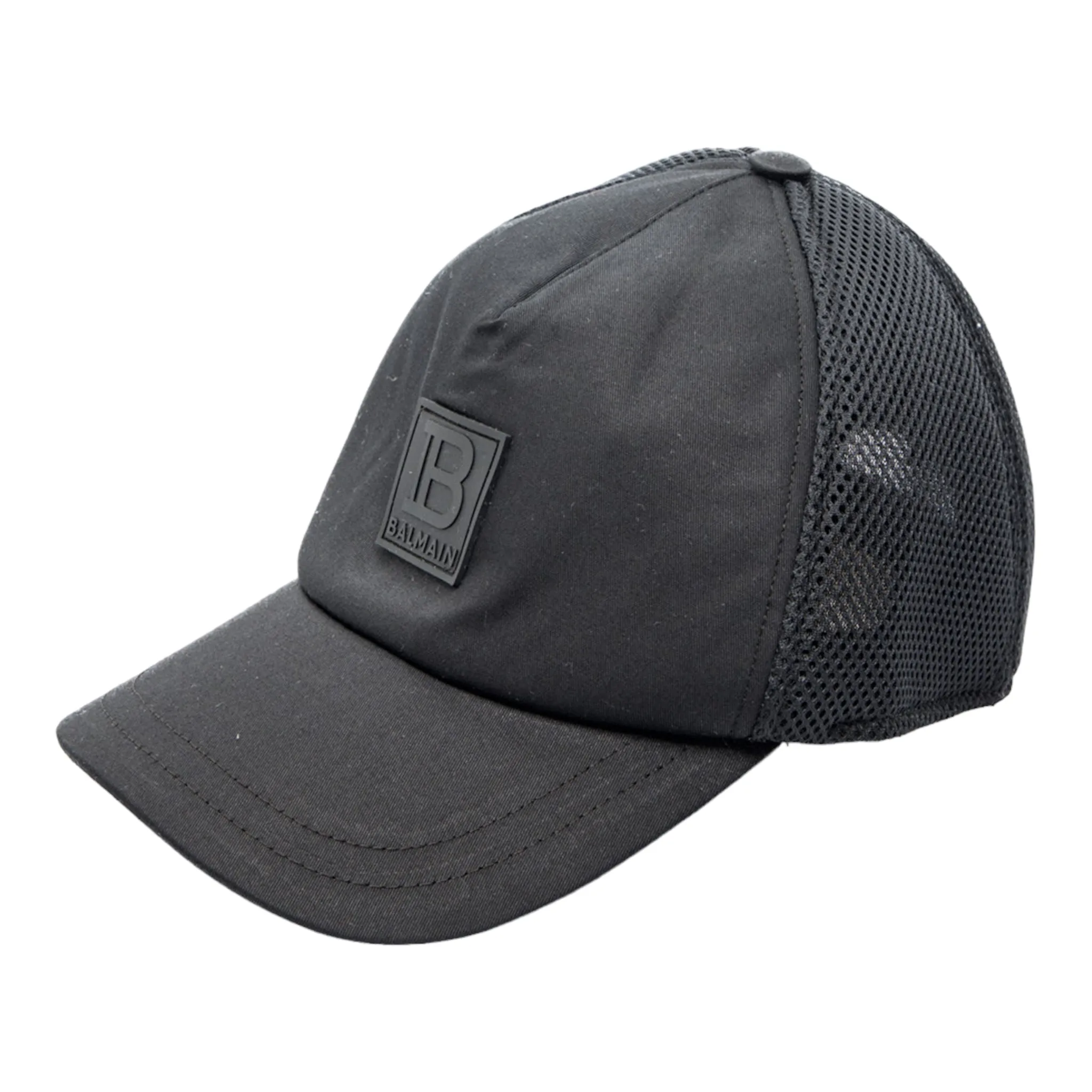 Balmain Kids Mesh Logo Cap