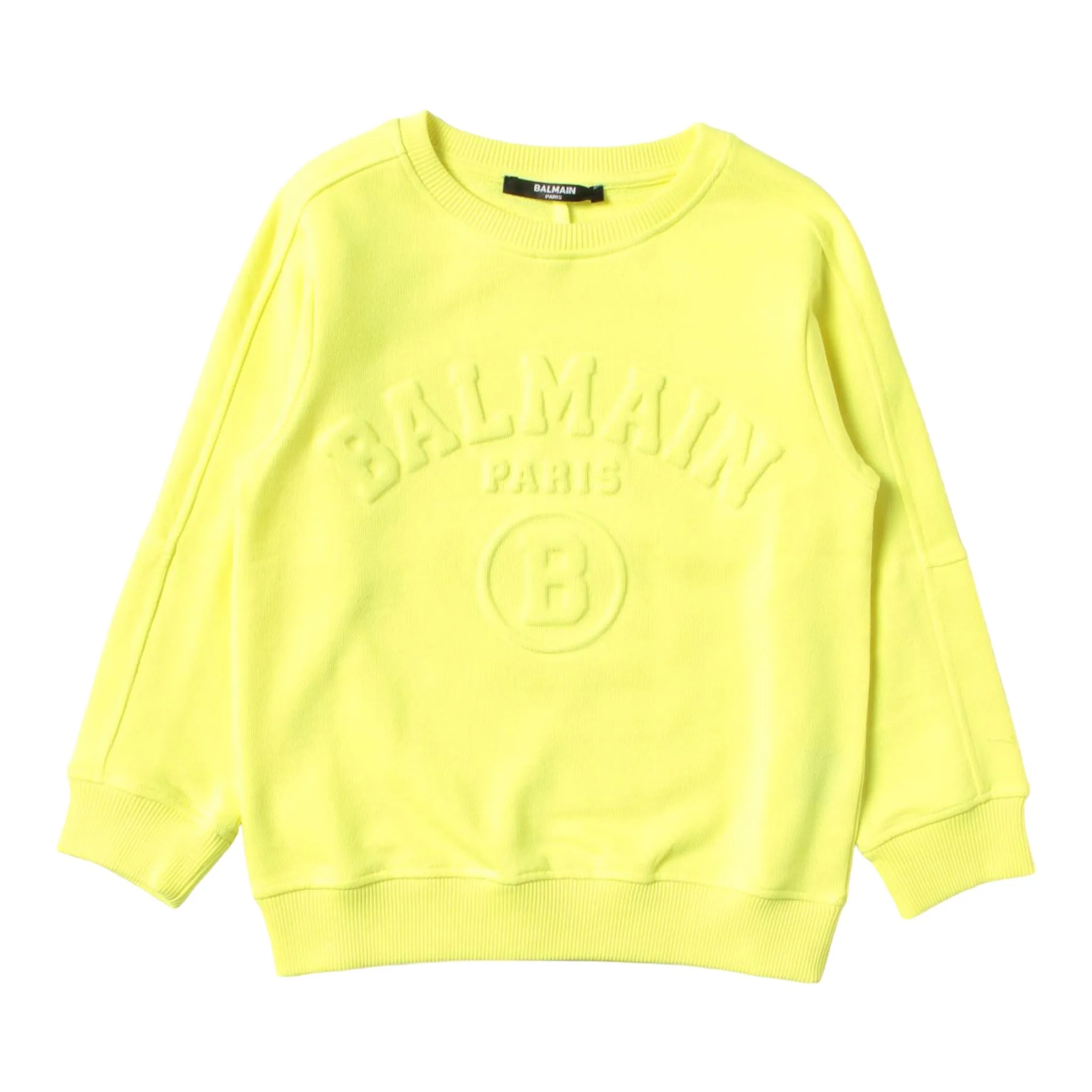 Balmain Kids Toddler's Embossed Logo Sweatshirt