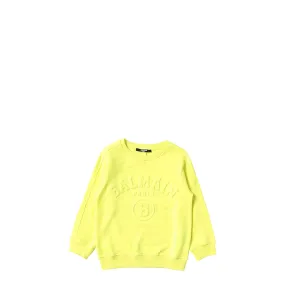 Balmain Kids Toddler's Embossed Logo Sweatshirt