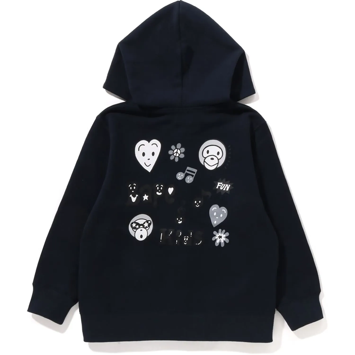 bape kids chocomoo zip hoodie kids