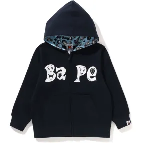 bape kids chocomoo zip hoodie kids