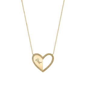 Heart-shaped Best Friend Necklaces for Kids