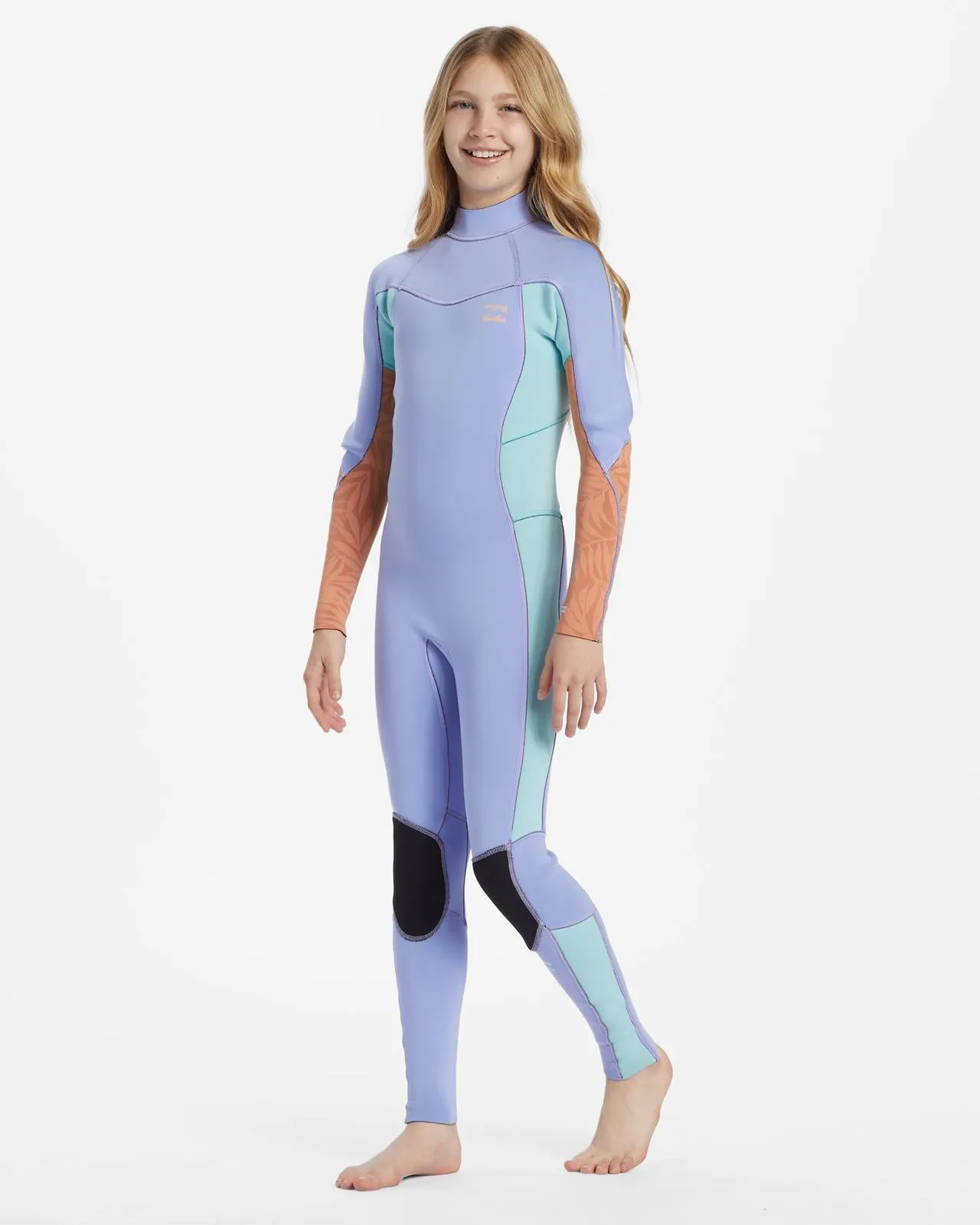 Billabong Kids 3/2mm Foil Back Zip Long Sleeve Full Length Wetsuit