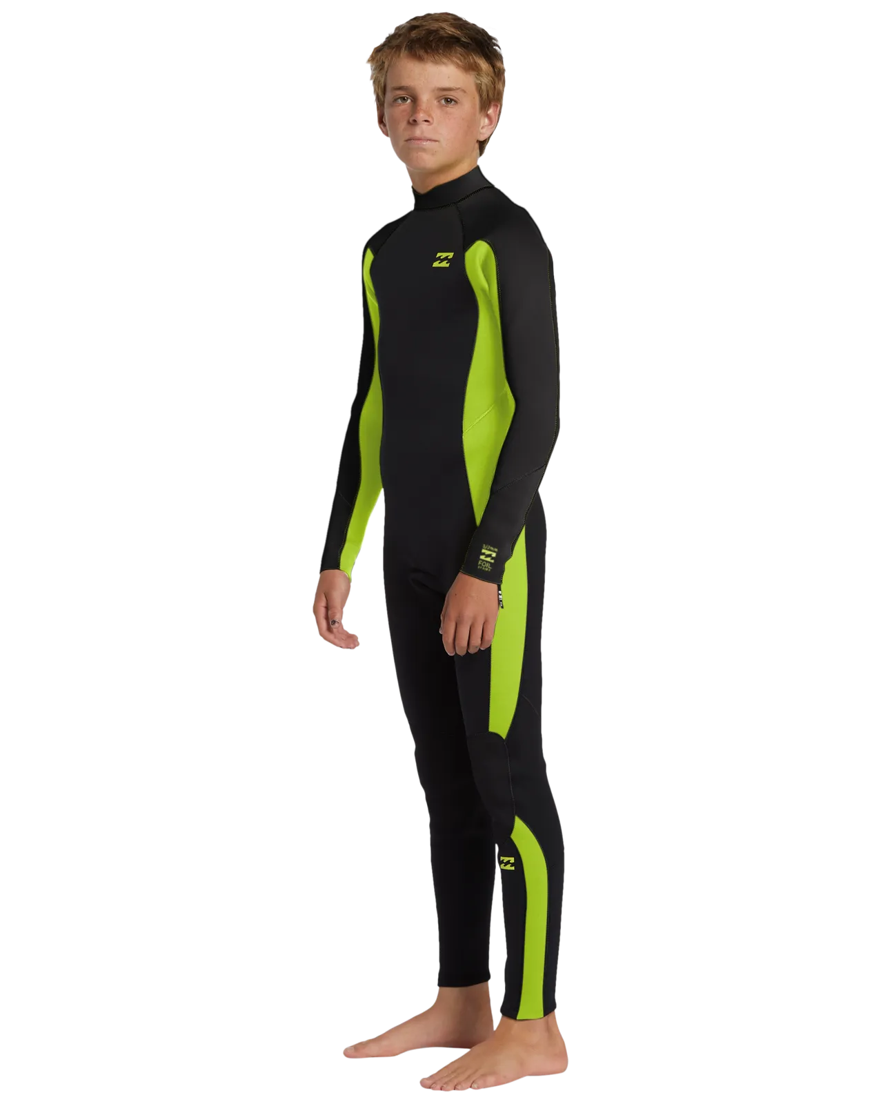 Billabong Kids 4/3mm Foil Back Zip Long Sleeve Full Length Wetsuit