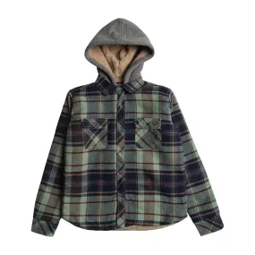 Billabong Kids Coastline Hooded Long Sleeve Flannel Shirt