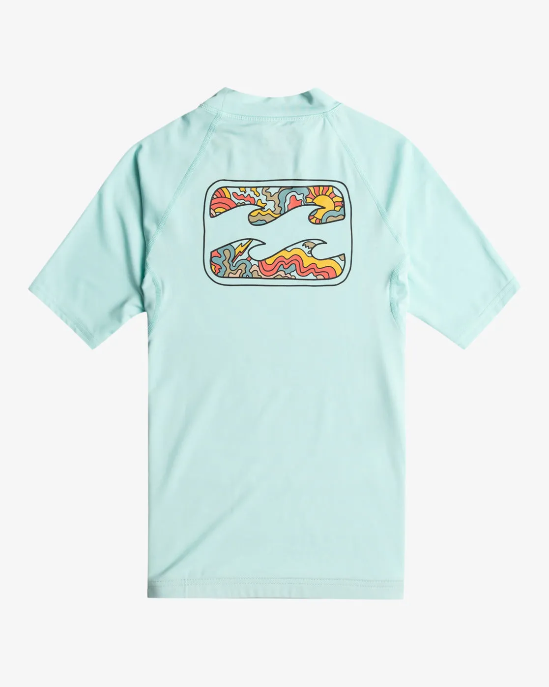 Billabong Kids Crayon Wave Short Sleeve UPF 50 T-Shirt