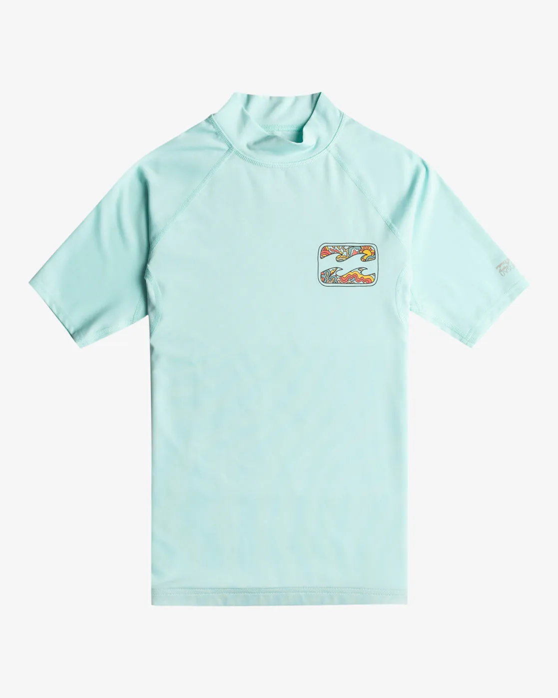 Billabong Kids Crayon Wave Short Sleeve UPF 50 T-Shirt