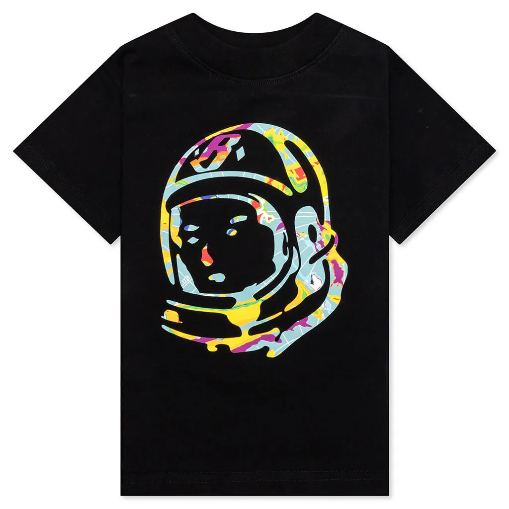 Black Kids Helmet Tee