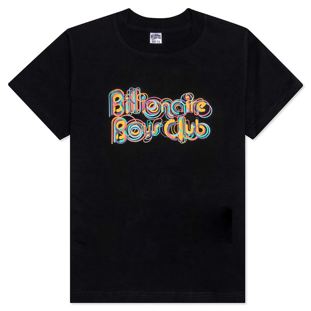 Kids Black Trace Short Sleeve Tee