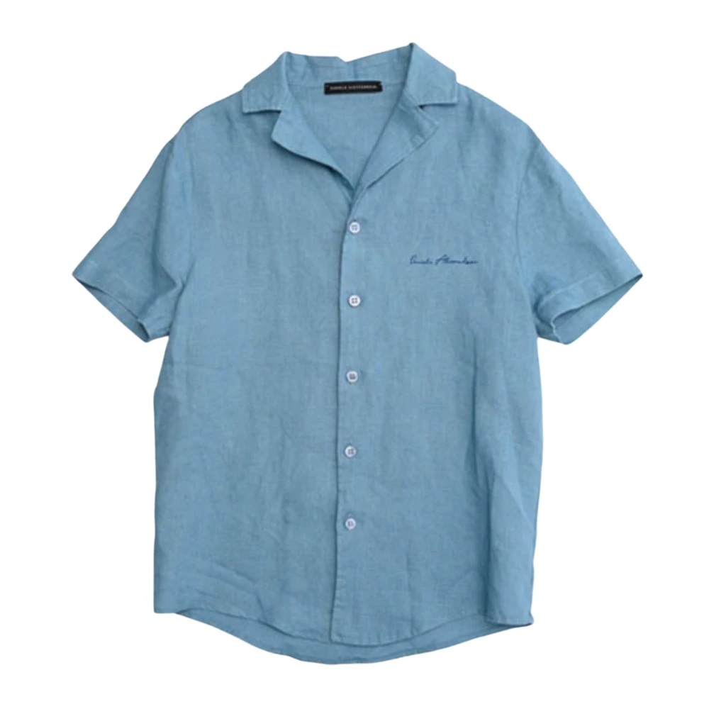 Blue Avion Logo Print Shirt