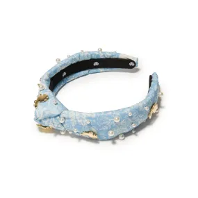 Blue Embellished Bunny Kids Headband