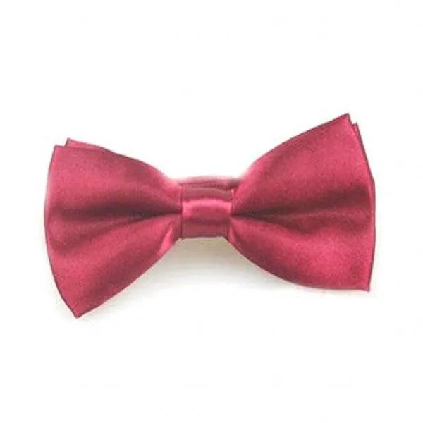 Maroon & Purple Bow Tie Necktie for Kids