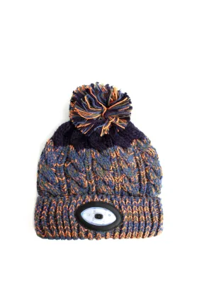 Brandwell Something Special Kids Knit LED Hat, Navy