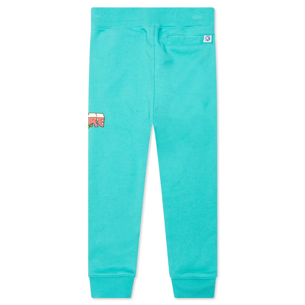 Kids Bright Aqua Sweatpants BB Circuit