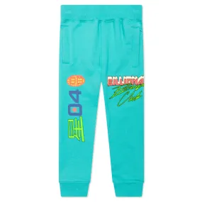 Kids Bright Aqua Sweatpants BB Circuit