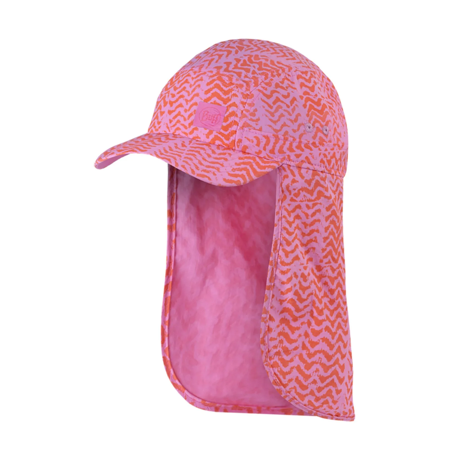 Buff Kids Girls Beach Summer Sun Walking Hiking UPF 50 Sahara Cap - Fuchsia