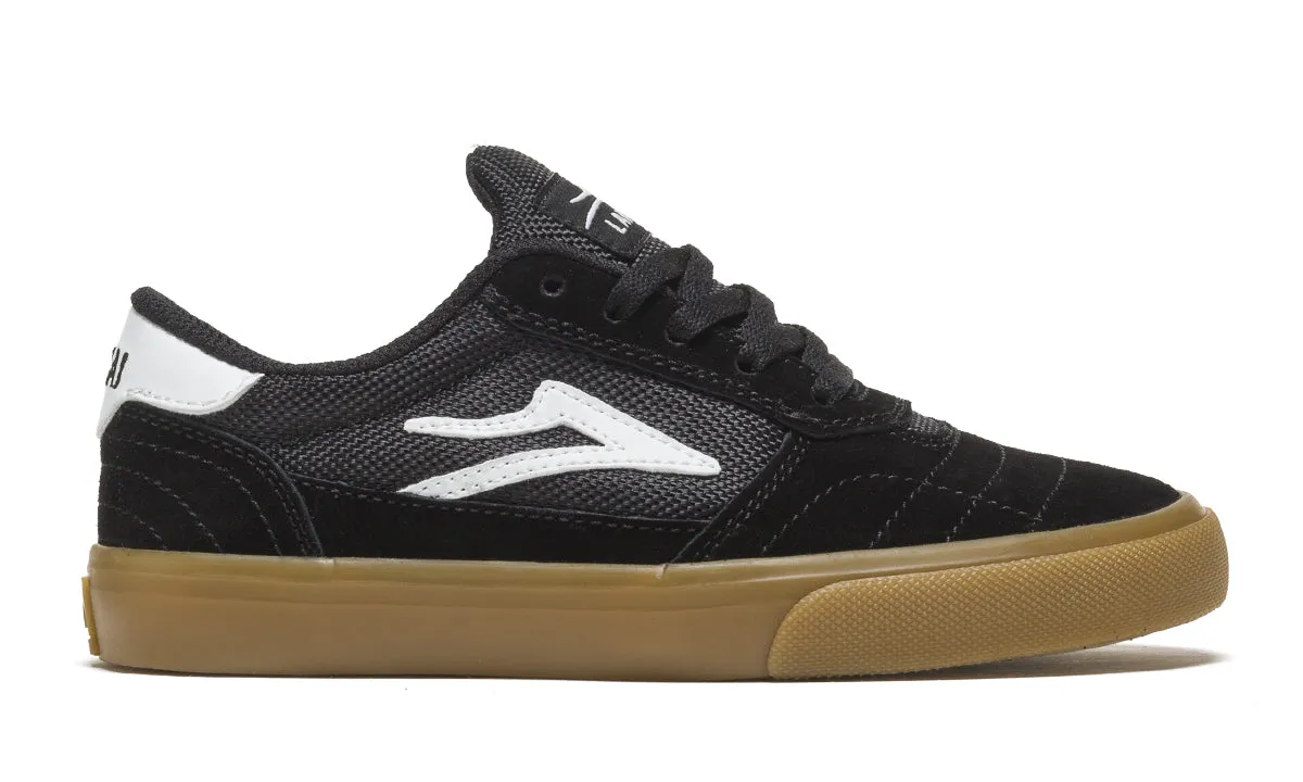 Cambridge Kids - Black/Gum Suede