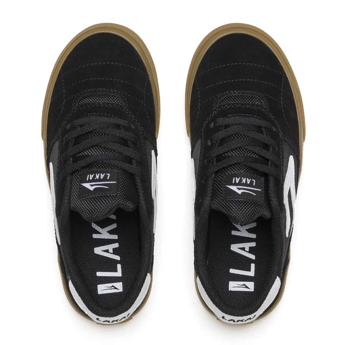 Cambridge Kids - Black/Gum Suede