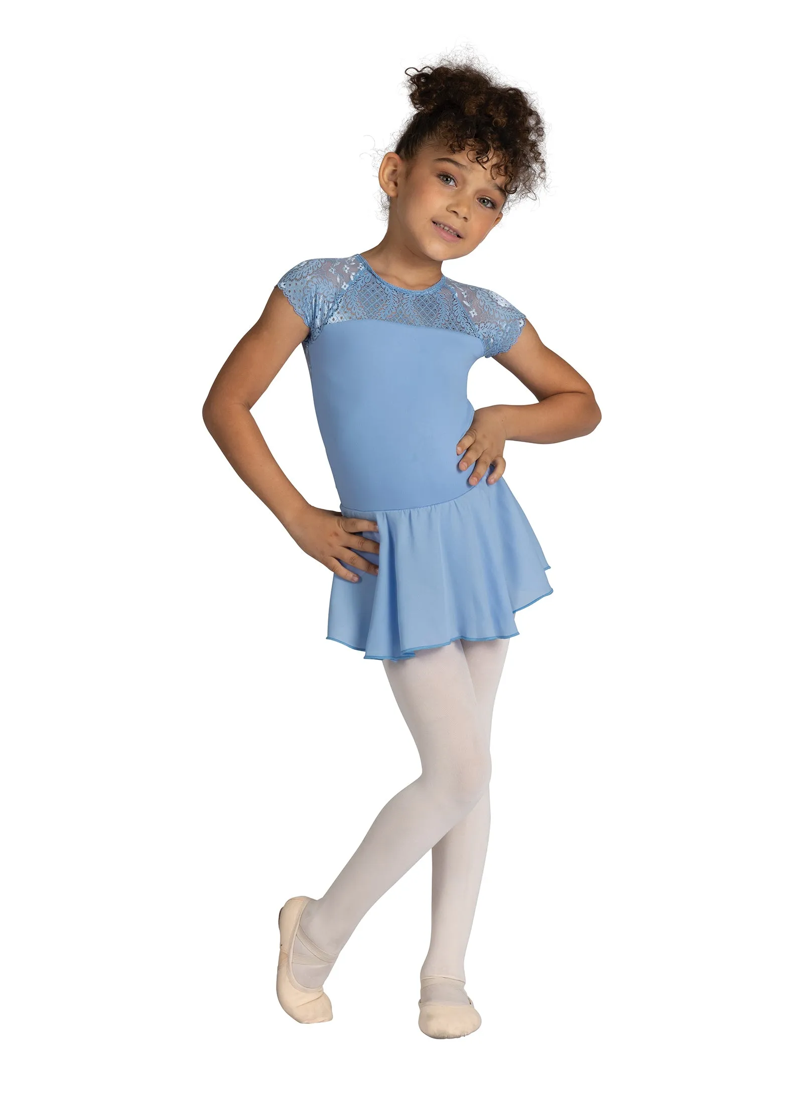 Girls Audrienne Cap Sleeve Dress